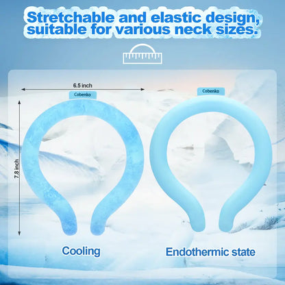 Reusable Neck Cooling Tube with Insulated Bag