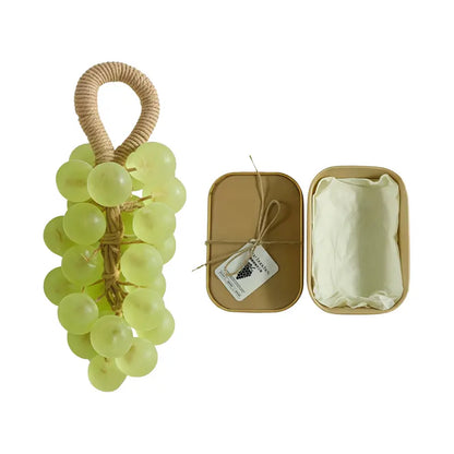 Handmade Transparent Gemstone Grape Soap Cluster