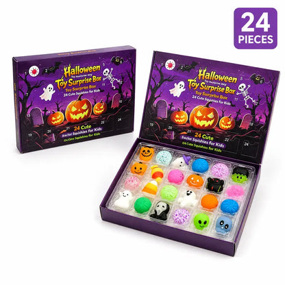24-Piece Halloween Squishy Countdown Surprise Box