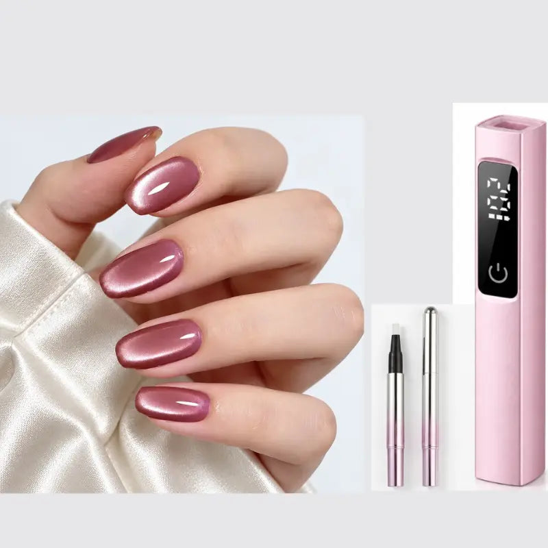 Magnetic 2-in-1 Cat Eye Nail Art Brush Pen