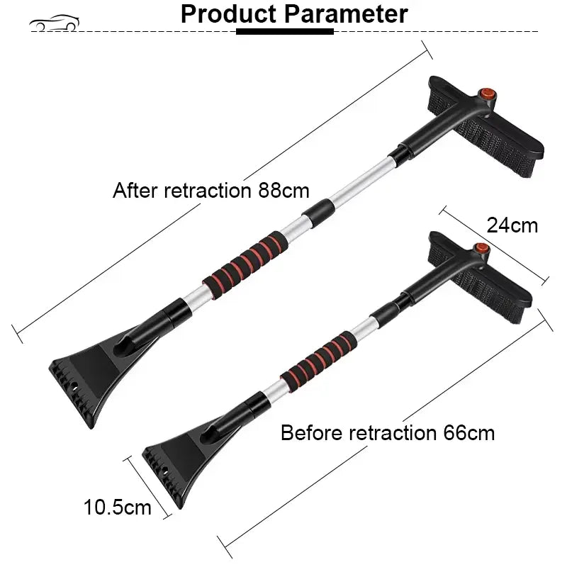 Adjustable Extendable Car Shovel with Handle