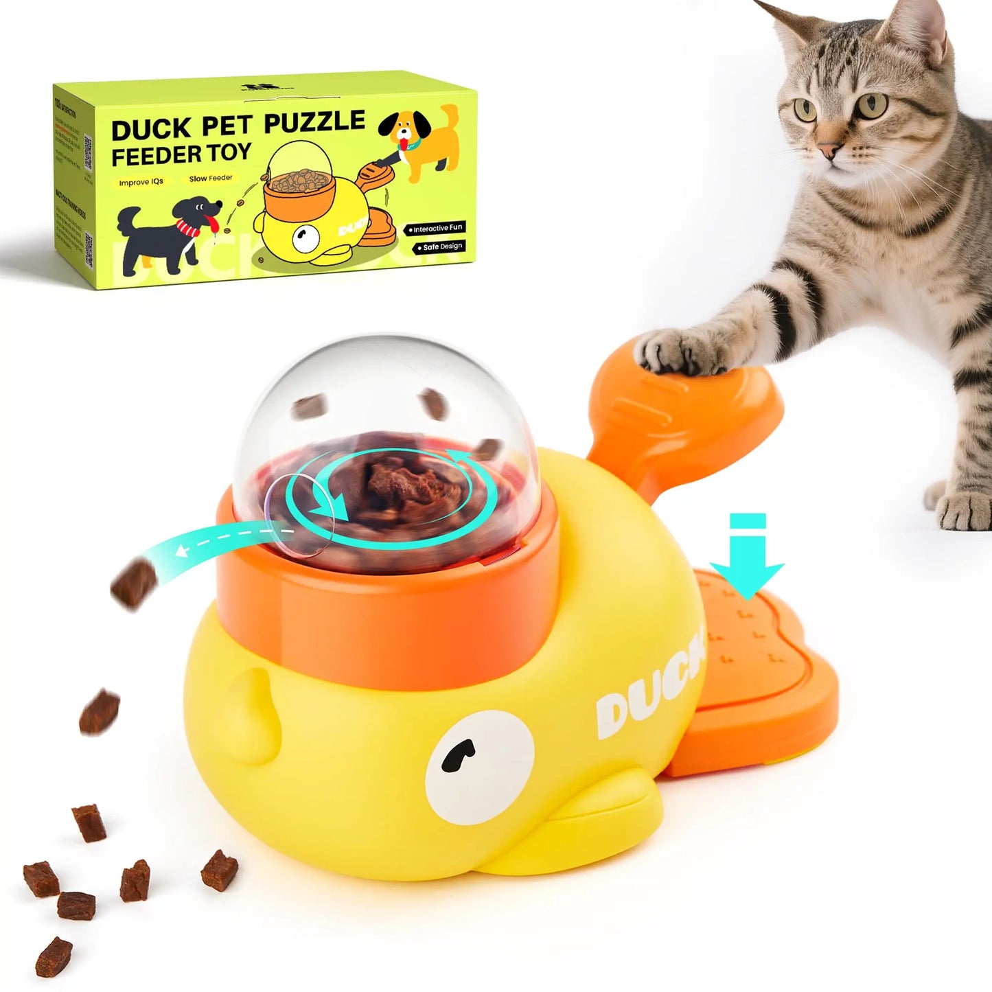 Potaroma Interactive Cat Puzzle Treat Dispenser Toy