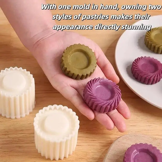 4-in-1 Stackable Mooncake &amp; Pastry Mold Set