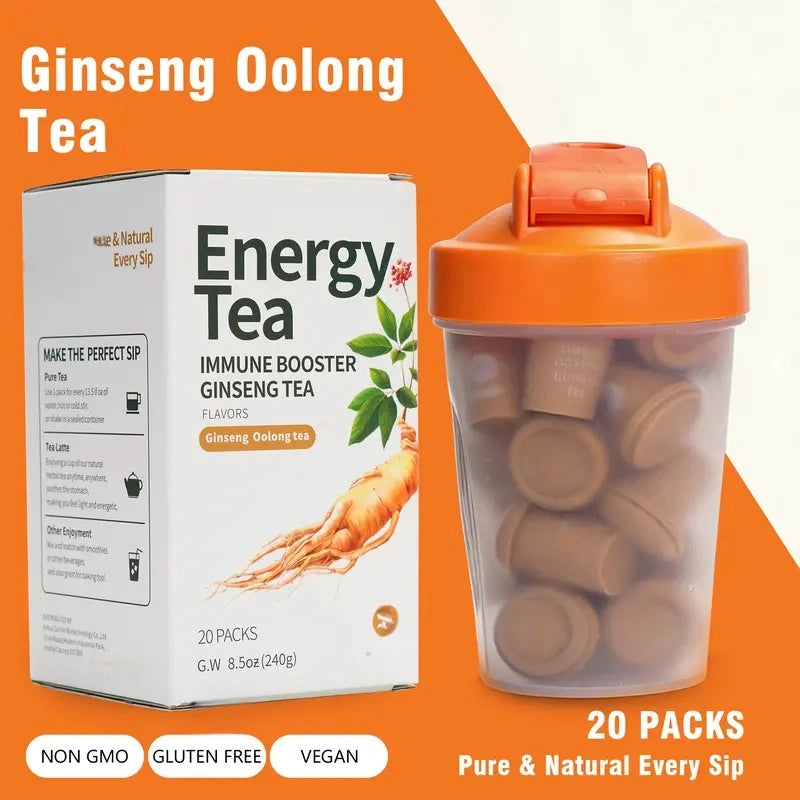 Freeze-Dried Ginseng Energy Tea