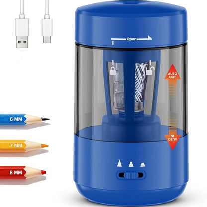 Fully Automatic Rechargeable Electric Pencil Sharpener for 6-8mm Pencils