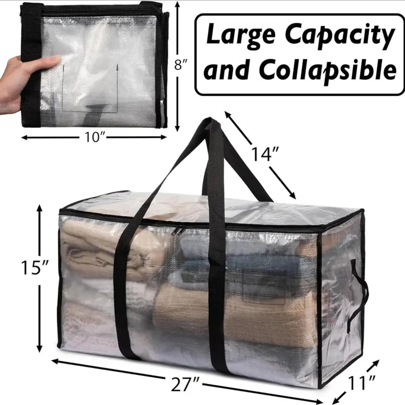 Extra Large Clear Storage Bags