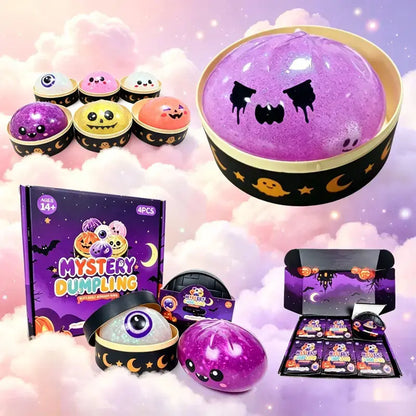 👻 Halloween Ghost Dumpling Glitter Squishy Toy