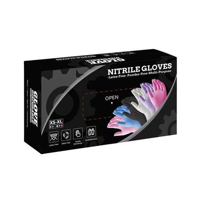 Disposable Powder-Free Nitrile Gloves – 50 or 100 Count