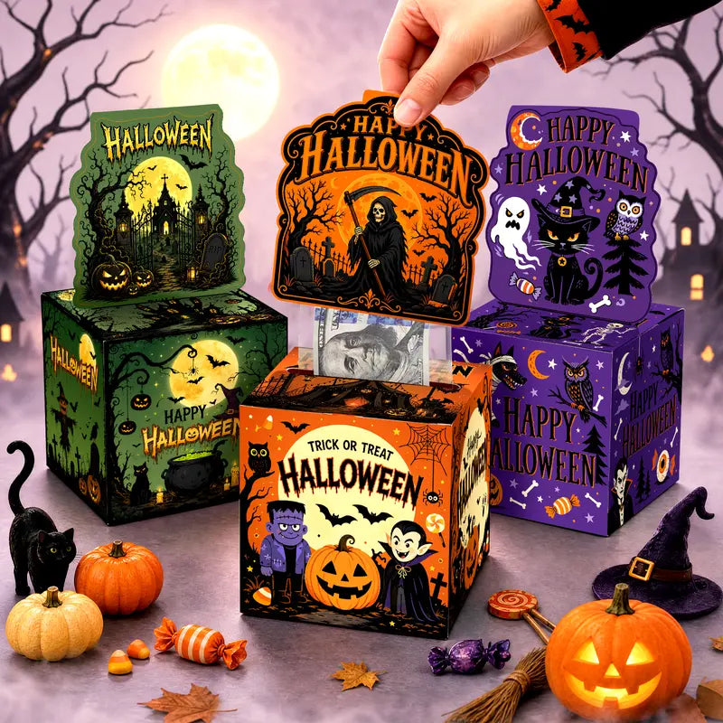 Halloween Pull-Out Surprise Gift Box