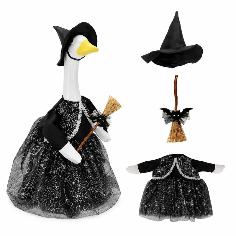Halloween Porch Goose Costumes Set