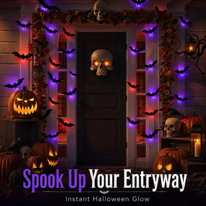 Halloween 3D LED Wall Light Set