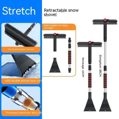 Adjustable Extendable Car Shovel with Handle