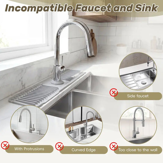 Silicone Faucet Splash Guard Mat