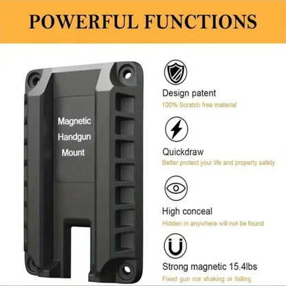 Magnetic Vehicle Firearm Mount Bracket