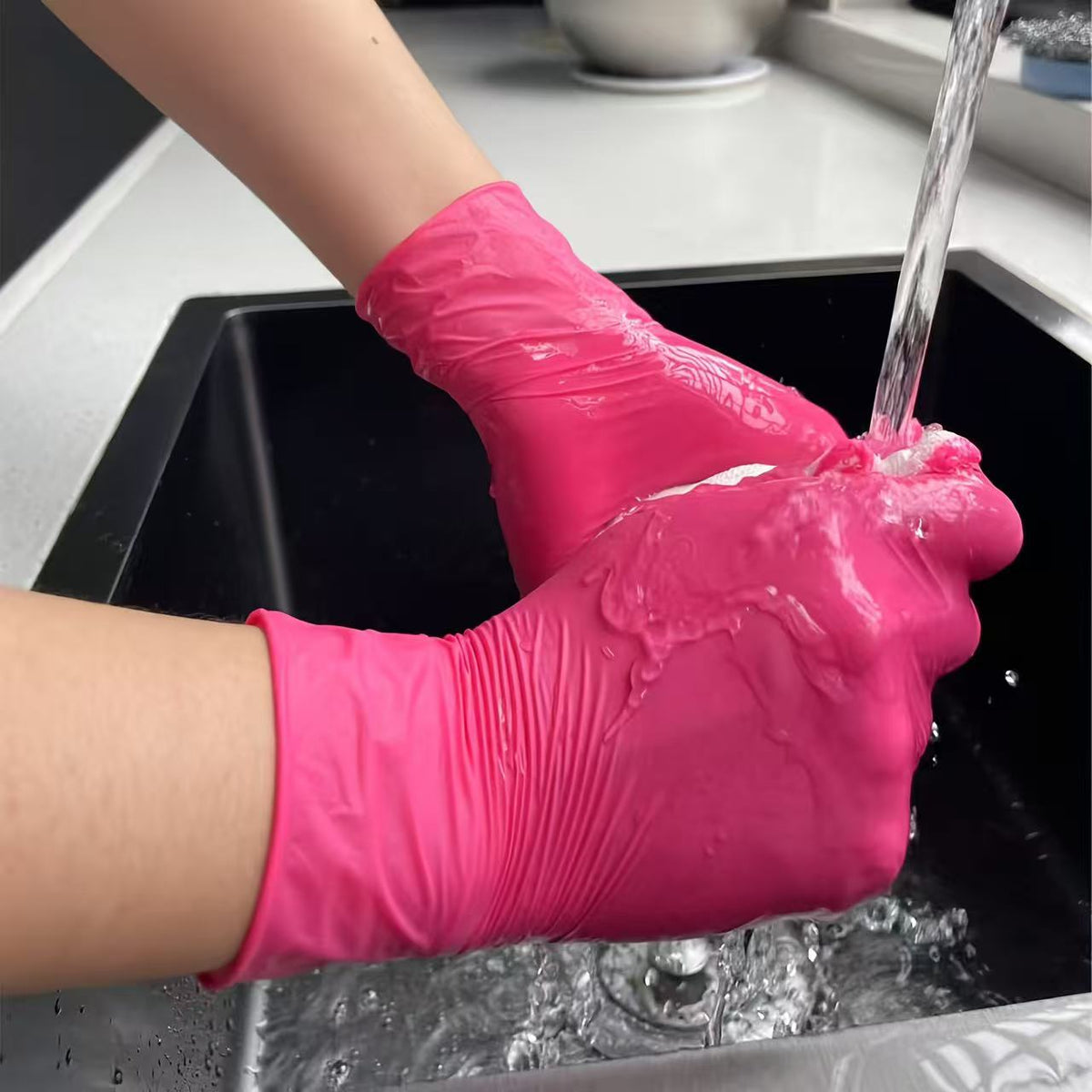 Disposable Powder-Free Nitrile Gloves – 50 or 100 Count