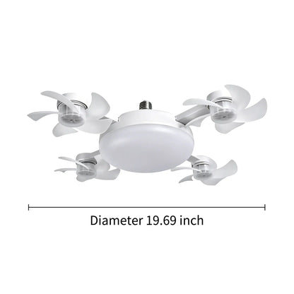 🌀50% OFF NOW! 💡 Ceiling Fan with E27 Socket – Silent 2-in-1 LED Fan with Remote Control – Cool & Light in One 🏠