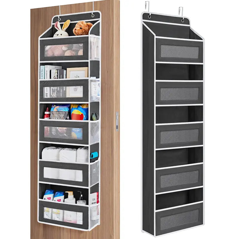No-Drill Over-Door Storage Organizer