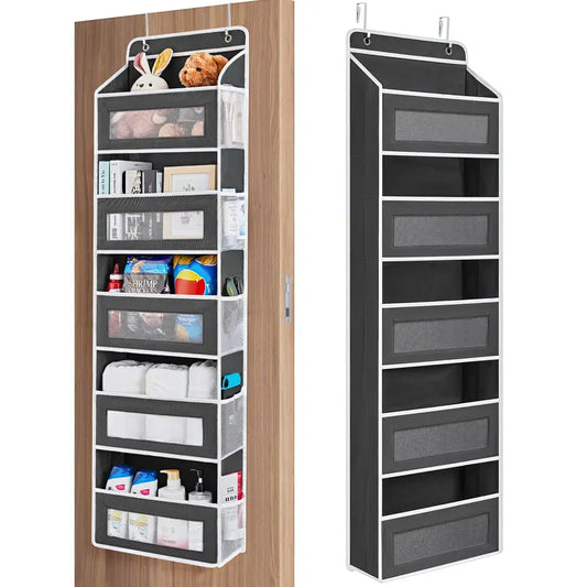 No-Drill Over-Door Storage Organizer