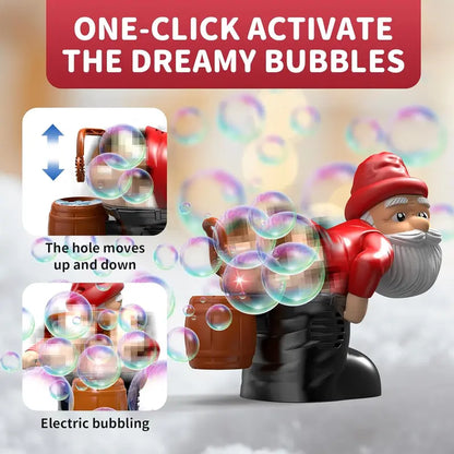 Farting Santa Christmas Bubble Machine