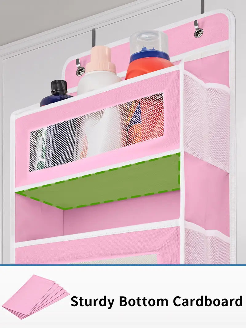 No-Drill Over-Door Storage Organizer