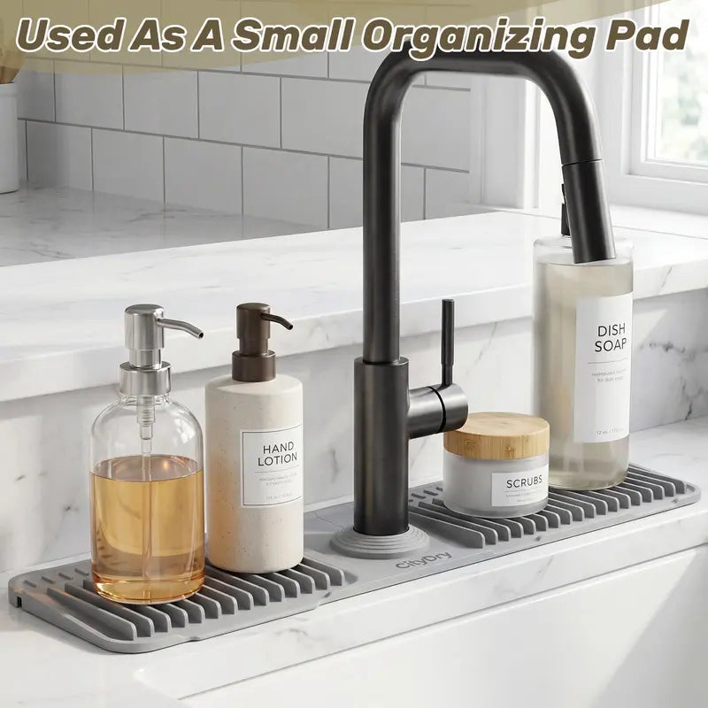 Silicone Faucet Splash Guard Mat