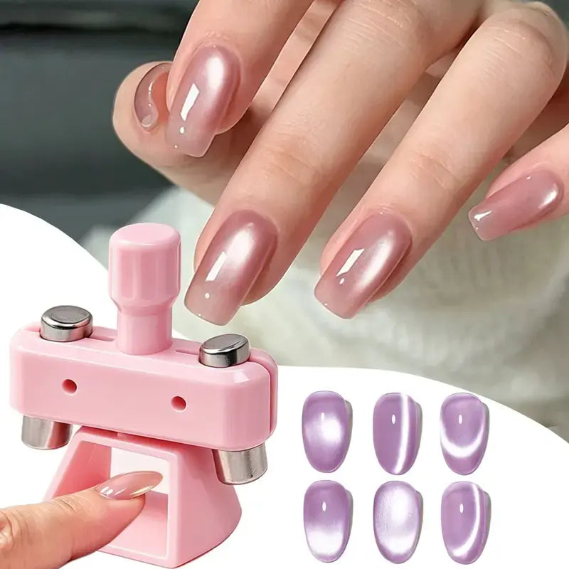 360° Automatic Rotating Cat-Eye Nail Magnet