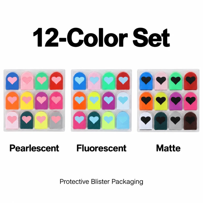 Washable Hair Chalk – 6–12 Colors