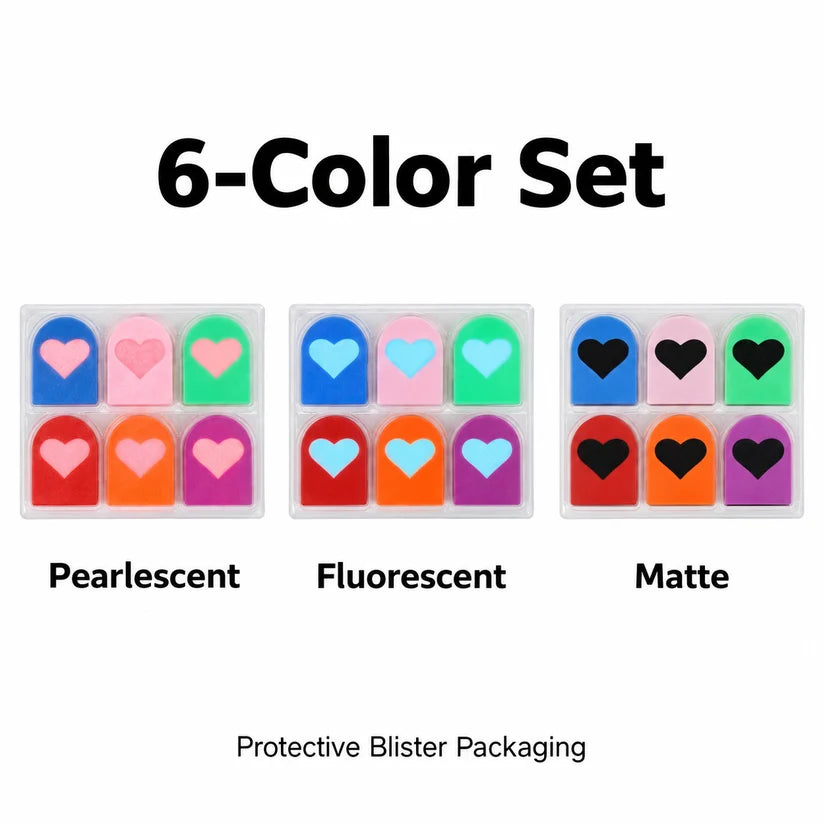 Washable Hair Chalk – 6–12 Colors