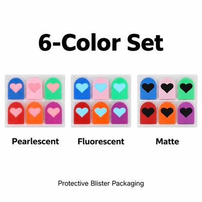 Washable Hair Chalk – 6–12 Colors