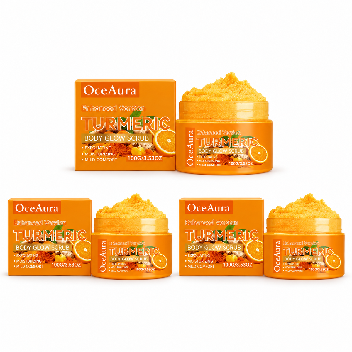 Natural Turmeric Exfoliating Body Scrub