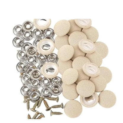 50-Pack Fabric-Covered Car Headliner Repair Buttons