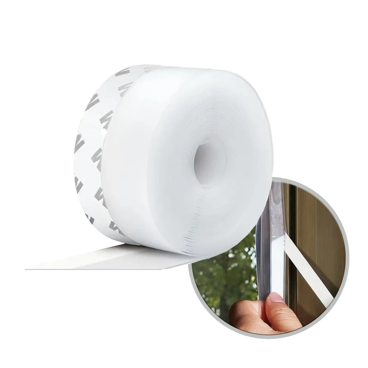 Clear Silicone Door & Window Seal Tape | 2 or 3 Rolls