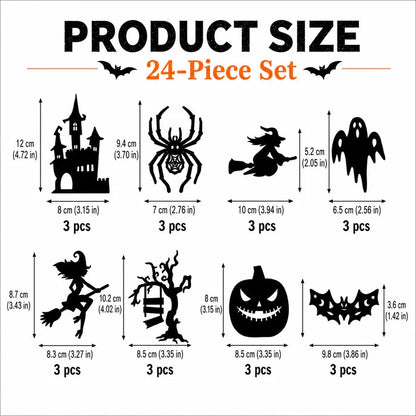 Halloween 3D LED Wall Light Set