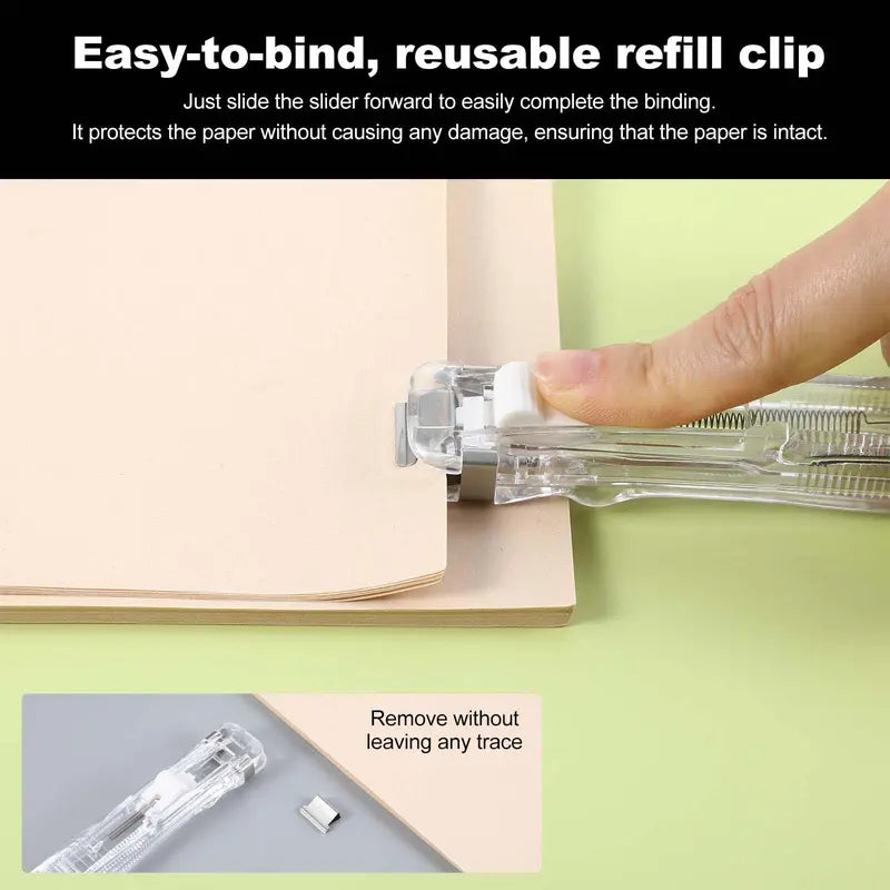 2-Piece Portable Paper Clam Dispenser Set