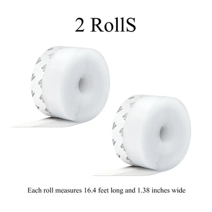 Clear Silicone Door & Window Seal Tape | 2 or 3 Rolls