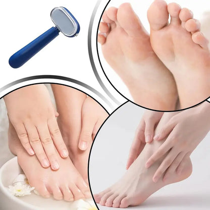 Dual-Sided Stainless Steel Foot Callus Remover & Pedicure Scraper