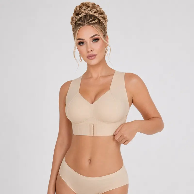 【Postural correction】Women’s Beige Wireless Bra