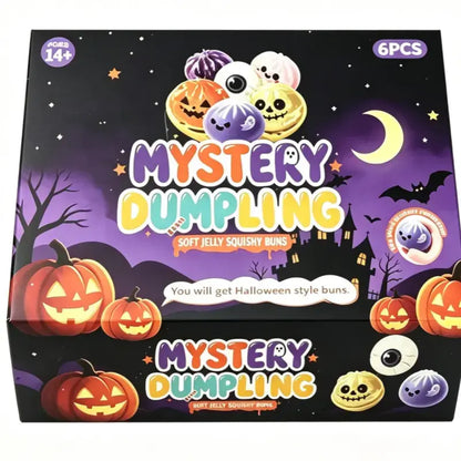 👻 Halloween Ghost Dumpling Glitter Squishy Toy