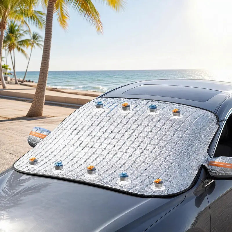 Thick Quilted Car Windshield Snow & Frost Cover