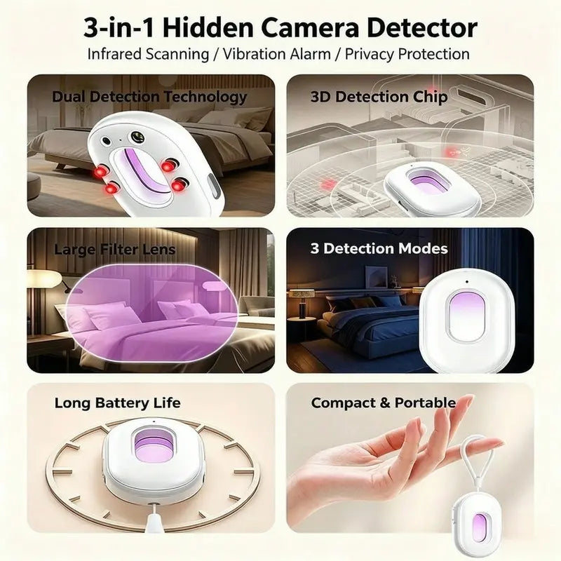 2026 Upgraded 2nd-Generation Hidden Camera Detector