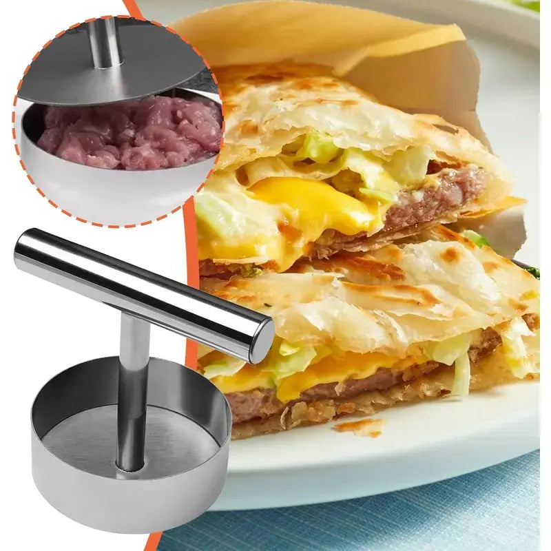 Stainless Steel Burger Press