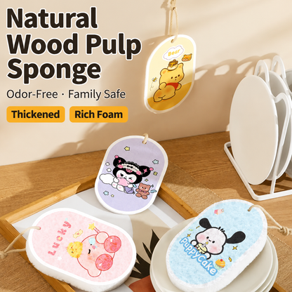 Premium Dual-Action Kitchen Sponge - Scratch-Free Dish Scrubber & High-Absorbency Cleaning Sponge