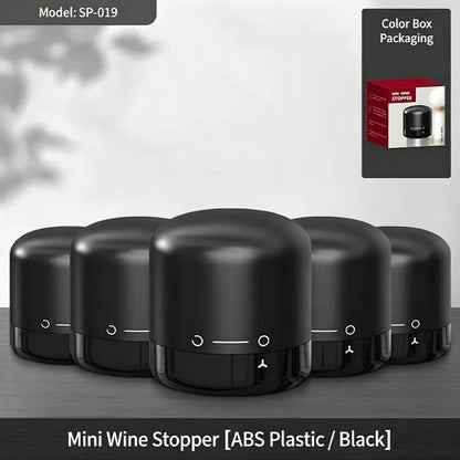 Vacuum wine stopper.Champagne and wine, red wine and liquor