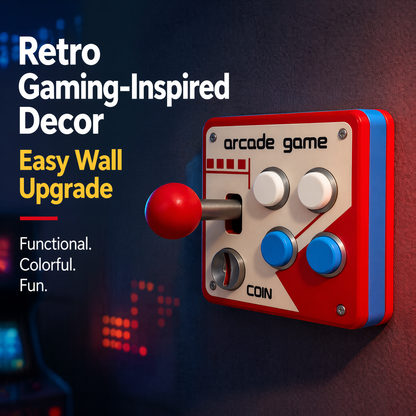 Retro Arcade Light Switch Cover