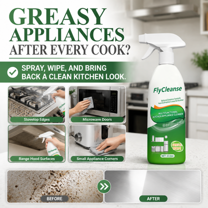 Natural Enzyme Kitchen Grease Remover Spray