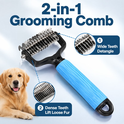 Double-Sided Pet Detangling Comb