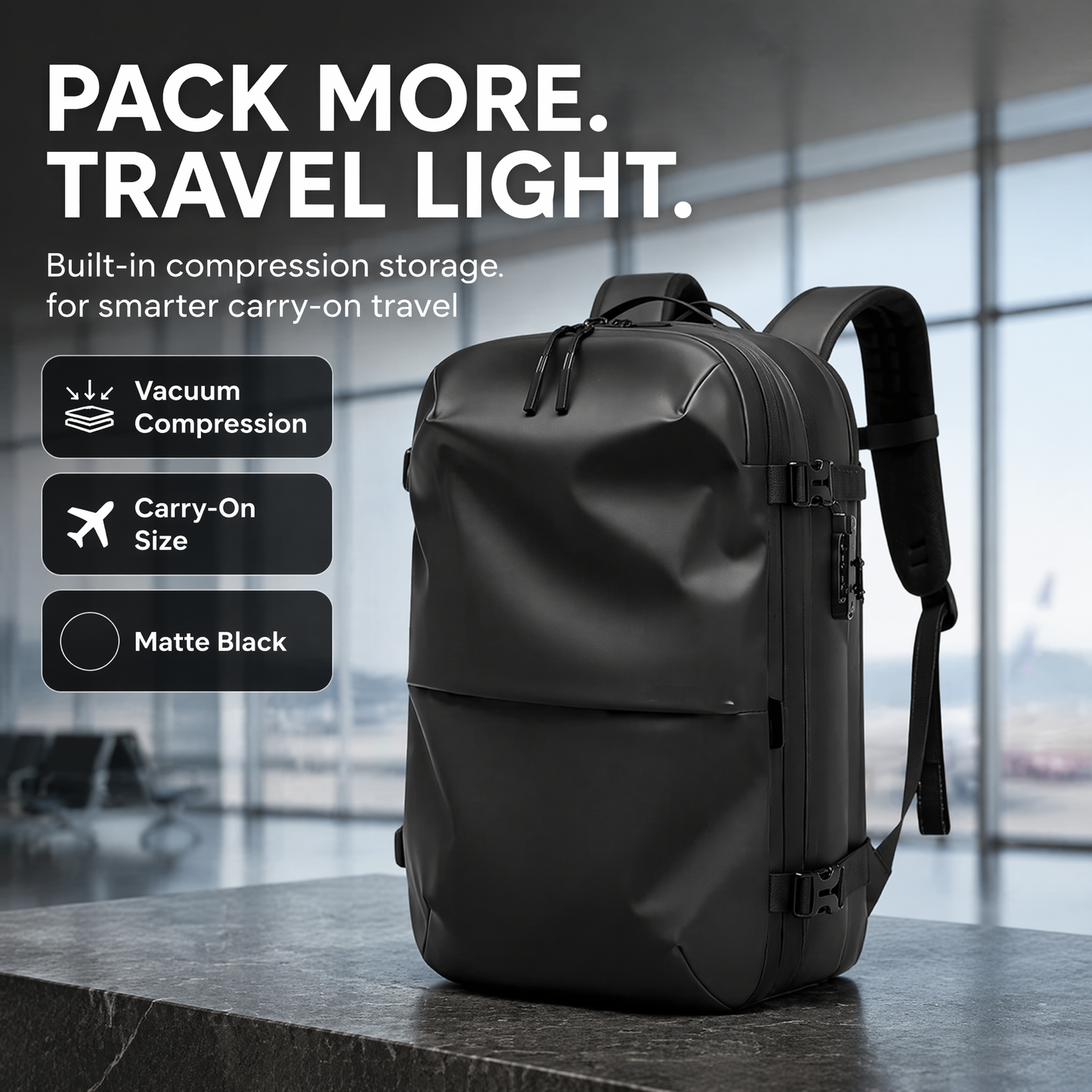 Waterproof Vacuum Travel Backpack