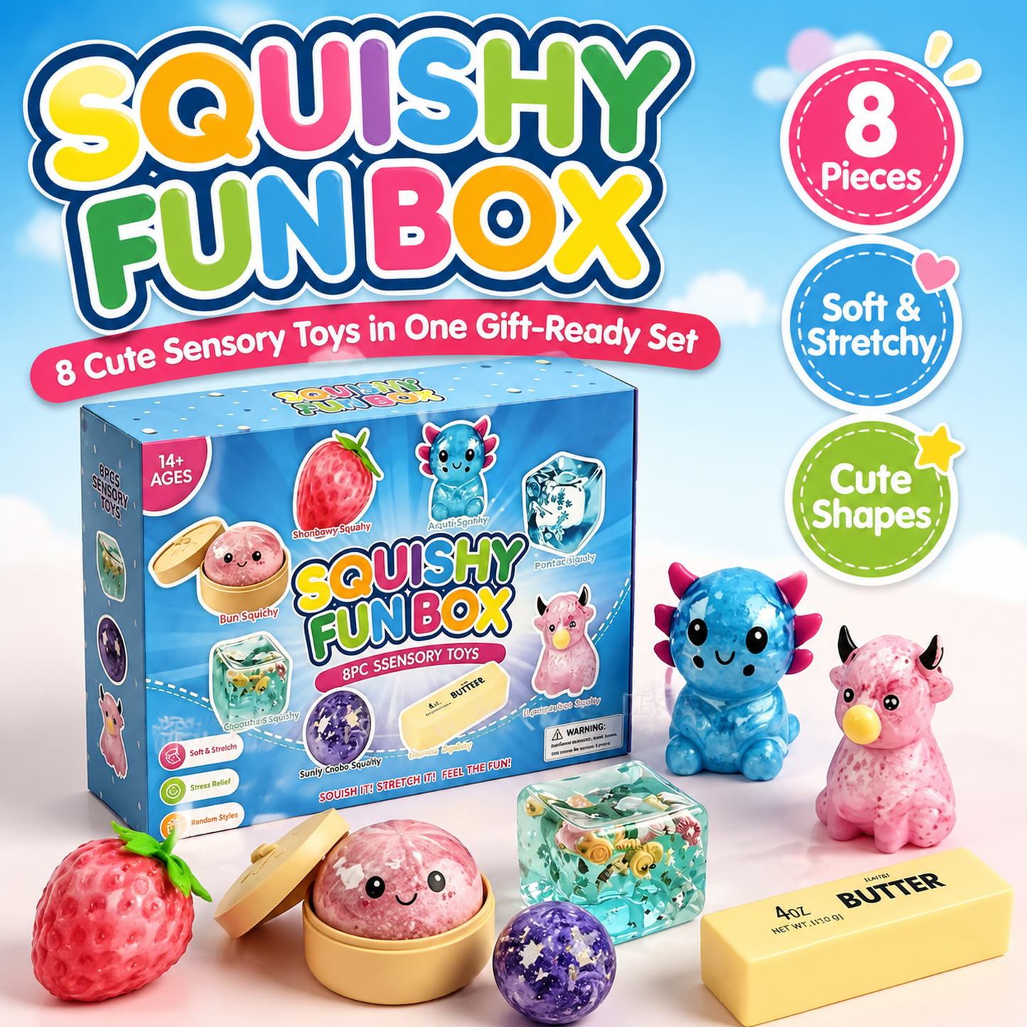 Squishy Sensory Fidget Toys – Soft