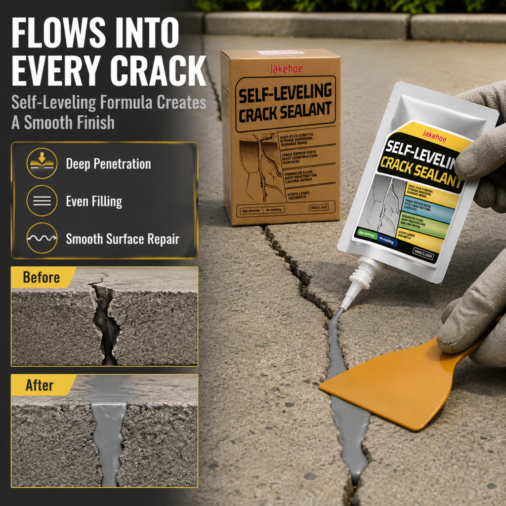 Self-Leveling Concrete Crack Repair Sealant