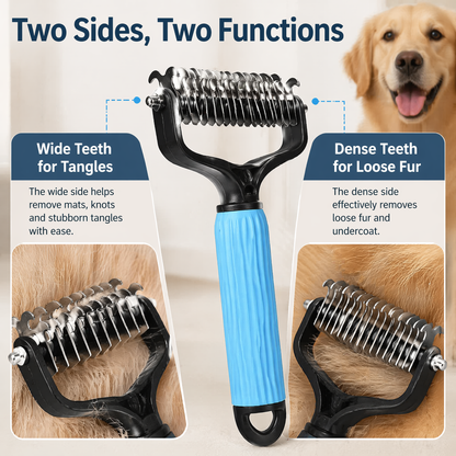 Double-Sided Pet Detangling Comb